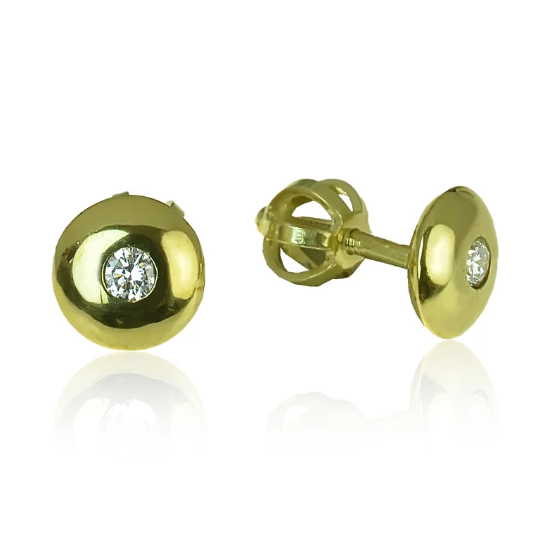 GOLDIE Zlaté náušnice s diamantmi LEA370.ODX GOLDIE Zlaté náušnice s diamantmi LEA370.ODX