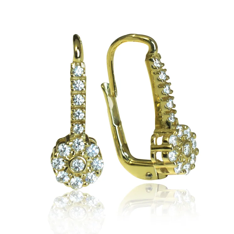 GOLDIE Zlaté náušnice s diamantmi Margaret LEA983.OD GOLDIE Zlaté náušnice s diamantmi Margaret LEA983.OD