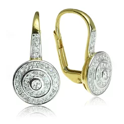 GOLDIE Zlaté náušnice s diamantmi Meleese LEA594.AVB GOLDIE Zlaté náušnice s diamantmi Meleese LEA594.AVB
