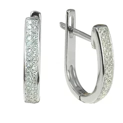GOLDIE Zlaté náušnice s diamantmi Meringe LEA607.AVX GOLDIE Zlaté náušnice s diamantmi Meringe LEA607.AVX