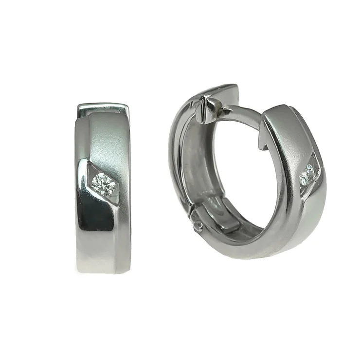 GOLDIE Zlaté náušnice s diamantmi Pelis LEA095.ALB GOLDIE Zlaté náušnice s diamantmi Pelis LEA095.ALB