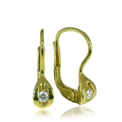 GOLDIE Zlaté náušnice s diamantmi Zadie LEA083.ALB GOLDIE Zlaté náušnice s diamantmi Zadie LEA083.ALB