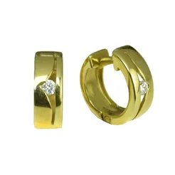 GOLDIE Zlaté náušnice s diamantom Califer LEA678.ALB GOLDIE Zlaté náušnice s diamantom Califer LEA678.ALB