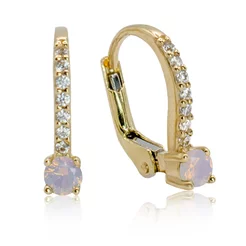 GOLDIE Zlaté náušnice s opalitom Evie rose LEA1273.TR GOLDIE Zlaté náušnice s opalitom Evie rose LEA1273.TR