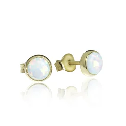 GOLDIE Zlaté náušnice s opálom LEA1092.TR GOLDIE Zlaté náušnice s opálom LEA1092.TR
