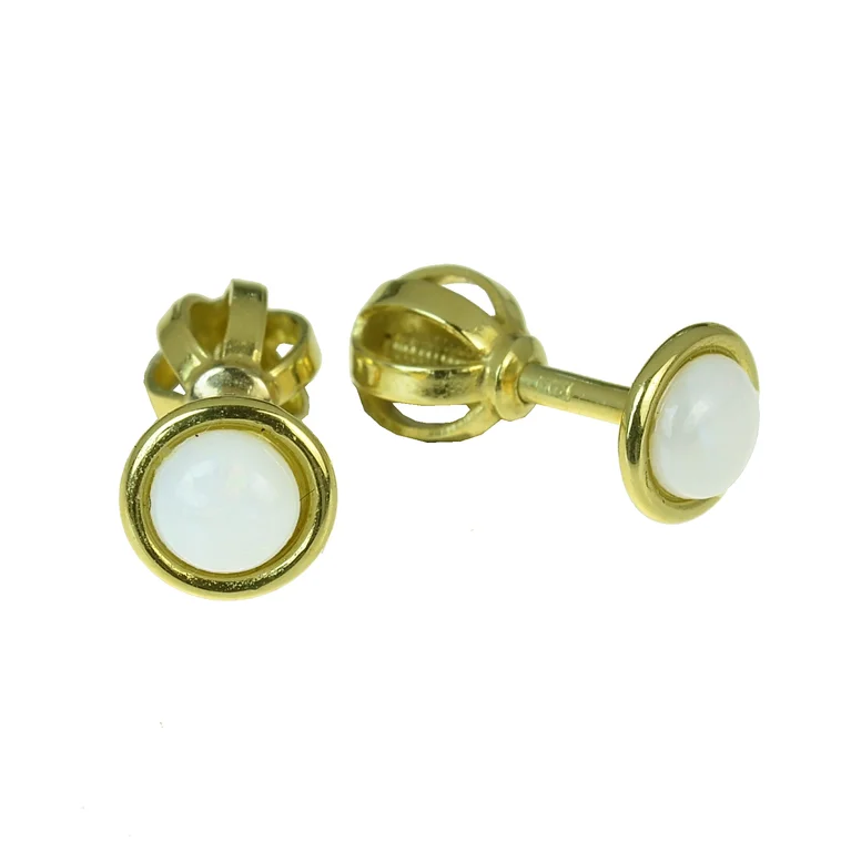 GOLDIE Zlaté náušnice s opálom Orvin LEA374.TRB GOLDIE Zlaté náušnice s opálom Orvin LEA374.TRB
