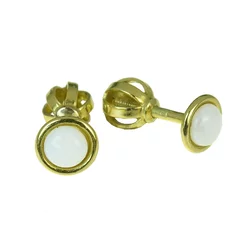 GOLDIE Zlaté náušnice s opálom Orvin LEA374.TRB GOLDIE Zlaté náušnice s opálom Orvin LEA374.TRB