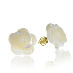 GOLDIE Zlaté náušnice s prírodnou perleťou Dorotea Rose LEA1218.KL GOLDIE Zlaté náušnice s prírodnou perleťou Dorotea Rose LEA1218.KL