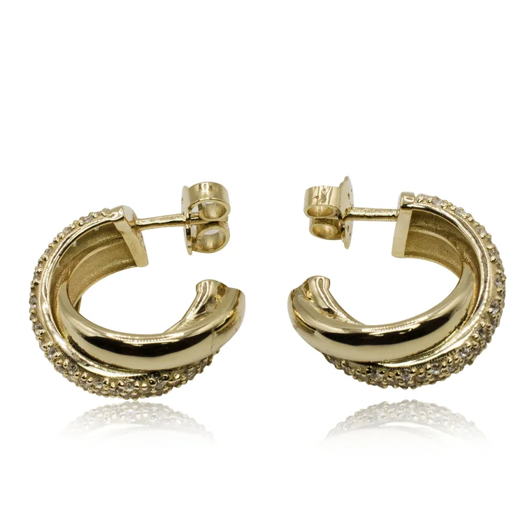 GOLDIE Zlaté náušnice Selene LEA1262.W GOLDIE Zlaté náušnice Selene LEA1262.W