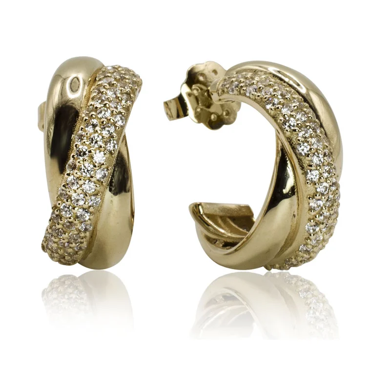 GOLDIE Zlaté náušnice Selene LEA1262.W GOLDIE Zlaté náušnice Selene LEA1262.W