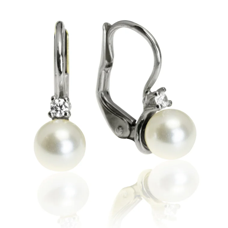GOLDIE Zlaté náušnice so Swarovski perlou Sidney LEA853.ZOB GOLDIE Zlaté náušnice so Swarovski perlou Sidney LEA853.ZOB
