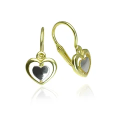 GOLDIE Zlaté náušnice Srdiečka KEA201.ZOB GOLDIE Zlaté náušnice Srdiečka KEA201.ZOB