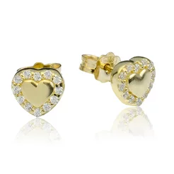 GOLDIE Zlaté náušnice Srdiečka LEA1148.SP GOLDIE Zlaté náušnice Srdiečka LEA1148.SP