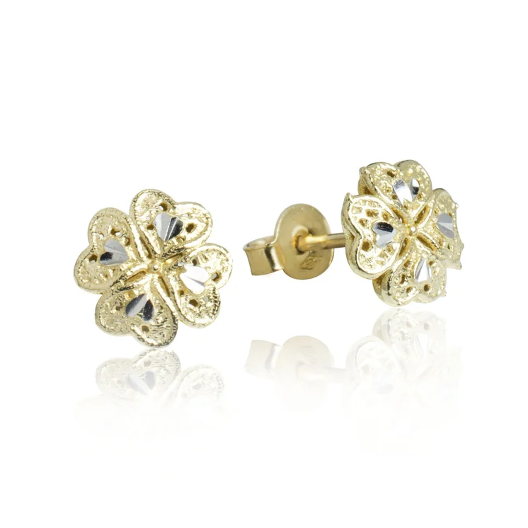 GOLDIE Zlaté náušnice Štvorlístok LEA1085.TR GOLDIE Zlaté náušnice Štvorlístok LEA1085.TR