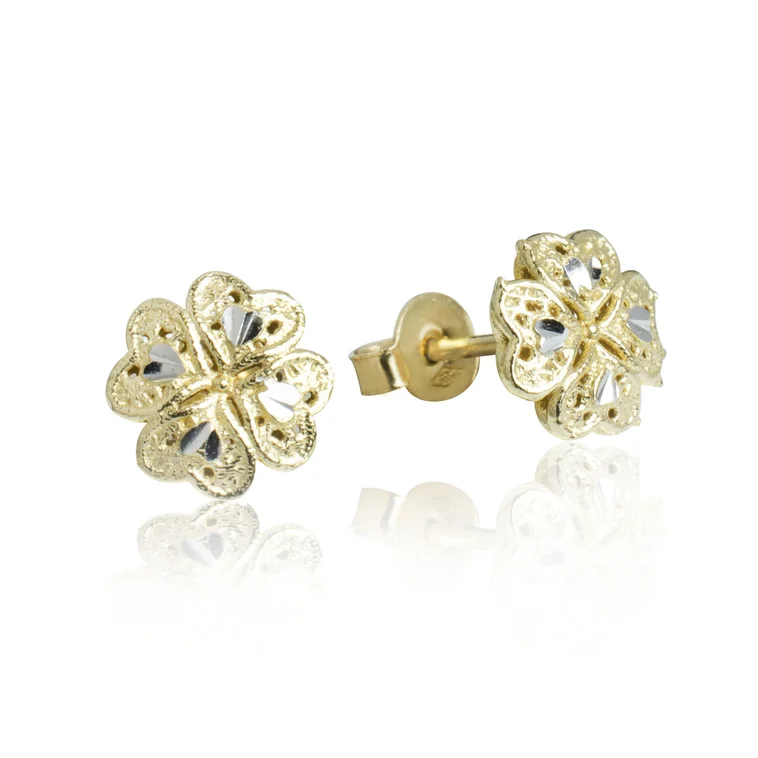 GOLDIE Zlaté náušnice Štvorlístok LEA1085.TR GOLDIE Zlaté náušnice Štvorlístok LEA1085.TR