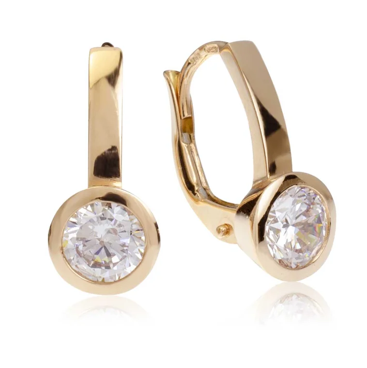 GOLDIE Zlaté náušnice Zoe rose LEA1074.SP GOLDIE Zlaté náušnice Zoe rose LEA1074.SP