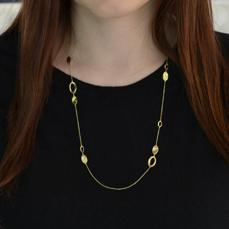 GOLDIE Zlatý dlhý náhrdelník Sartoire, Ellaine LNL239.SP