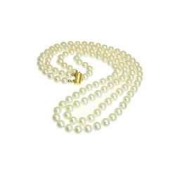 GOLDIE Zlatý dvojradový náhrdelník so sladkovodnými perlami Ada LNL062.PAS