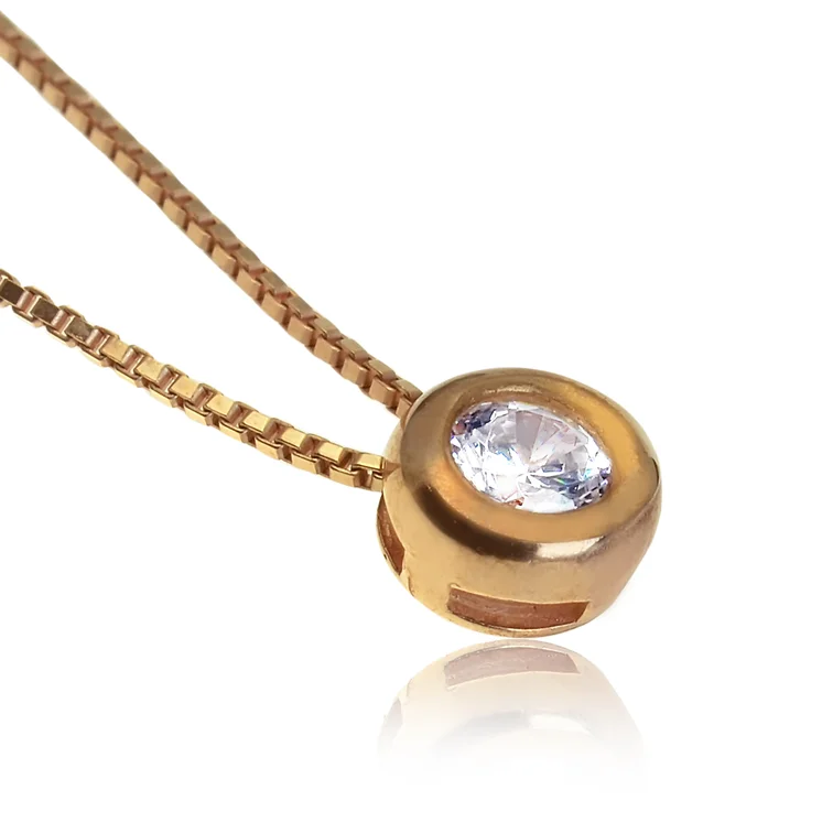 GOLDIE Zlatý náhrdelník Anisa pink LPE369.TRB GOLDIE Zlatý náhrdelník Anisa pink LPE369.TRB