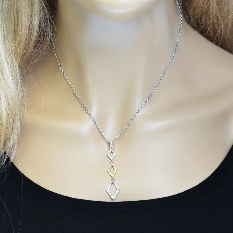 GOLDIE Zlatý náhrdelník Cubic LNL209.TR GOLDIE Zlatý náhrdelník Cubic LNL209.TR