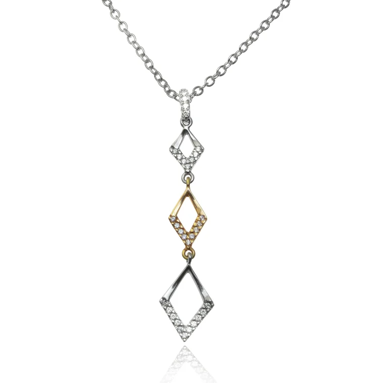 GOLDIE Zlatý náhrdelník Cubic LNL209.TR GOLDIE Zlatý náhrdelník Cubic LNL209.TR