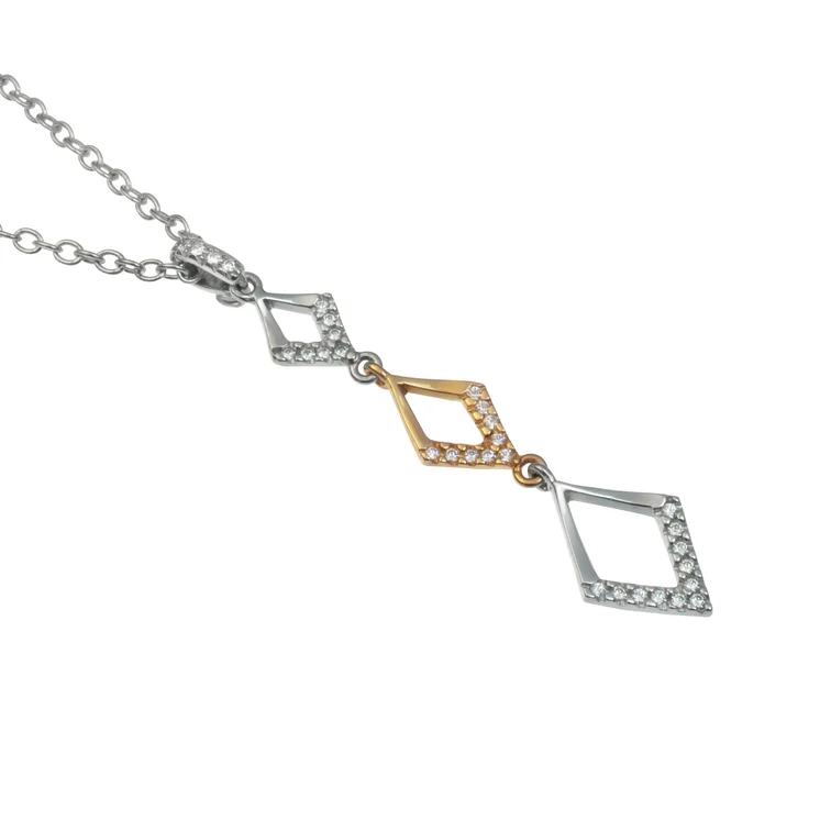 GOLDIE Zlatý náhrdelník Cubic LNL209.TR GOLDIE Zlatý náhrdelník Cubic LNL209.TR