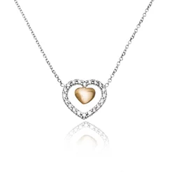 GOLDIE Zlatý náhrdelník Double heart LNL233.SP GOLDIE Zlatý náhrdelník Double heart LNL233.SP