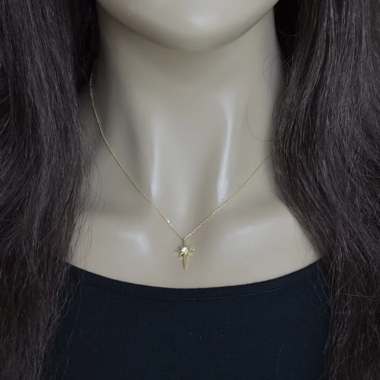 GOLDIE Zlatý náhrdelník hviezda LNL287.TR GOLDIE Zlatý náhrdelník hviezda LNL287.TR