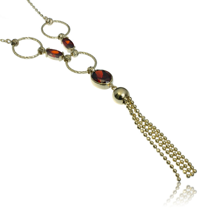 GOLDIE Zlatý náhrdelník Red elegance LNL224.AV