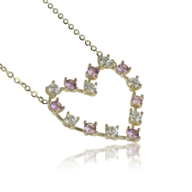 GOLDIE Zlatý náhrdelník Rose heart LNL222.TR GOLDIE Zlatý náhrdelník Rose heart LNL222.TR