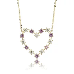 GOLDIE Zlatý náhrdelník Rose heart LNL222.TR GOLDIE Zlatý náhrdelník Rose heart LNL222.TR