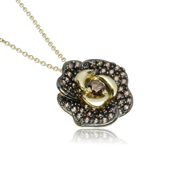 GOLDIE Zlatý náhrdelník Rose LNL245.SP