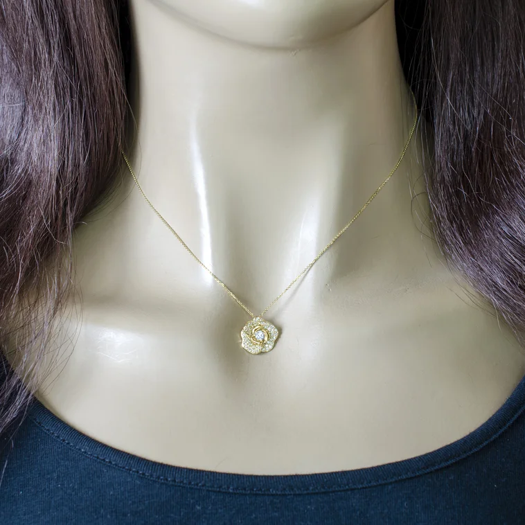 GOLDIE Zlatý náhrdelník Rose yellow LNL372.SP GOLDIE Zlatý náhrdelník Rose yellow LNL372.SP