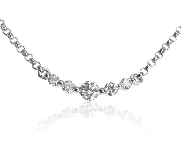 GOLDIE Zlatý náhrdelník s diamantmi Agnesa LNL099.AVX GOLDIE Zlatý náhrdelník s diamantmi Agnesa LNL099.AVX