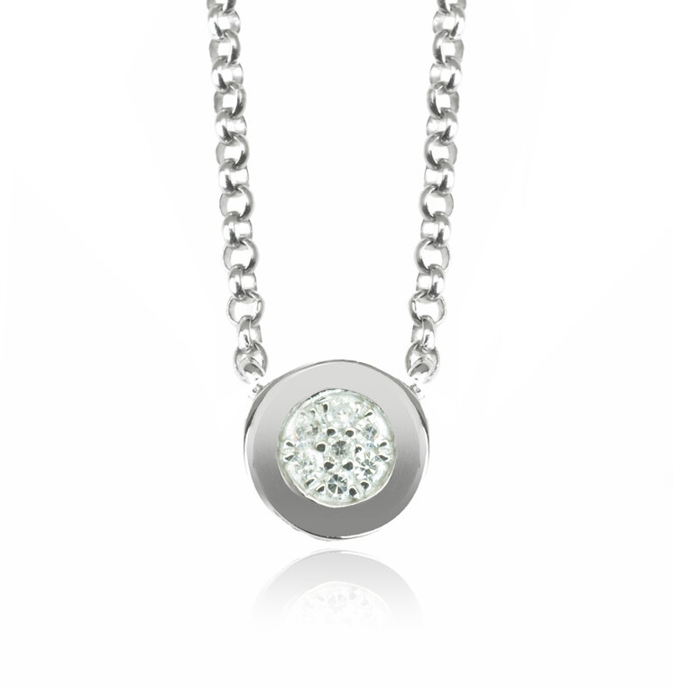 GOLDIE Zlatý náhrdelník s diamantmi Ivic LNL072.AVB