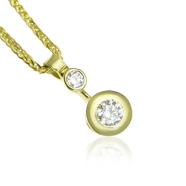GOLDIE Zlatý náhrdelník s diamantmi Vivian LNL076.ODB