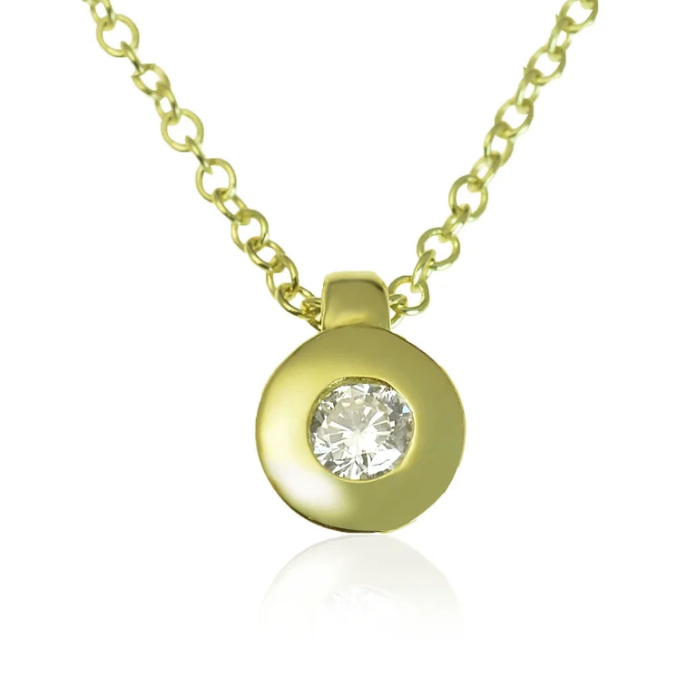 GOLDIE Zlatý náhrdelník s diamantom Emmi LNL095.ZOB GOLDIE Zlatý náhrdelník s diamantom Emmi LNL095.ZOB