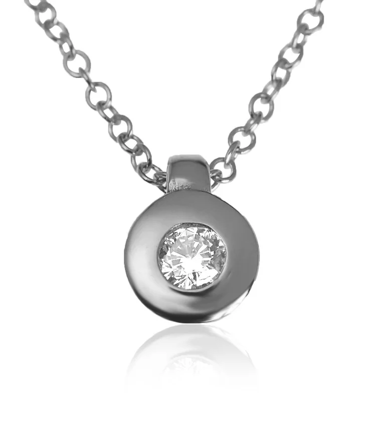 GOLDIE Zlatý náhrdelník s diamantom Ili white LNL143.ZOX GOLDIE Zlatý náhrdelník s diamantom Ili white LNL143.ZOX