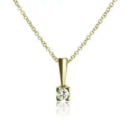 GOLDIE Zlatý náhrdelník s diamantom Melanie LPE431.ALB GOLDIE Zlatý náhrdelník s diamantom Melanie LPE431.ALB