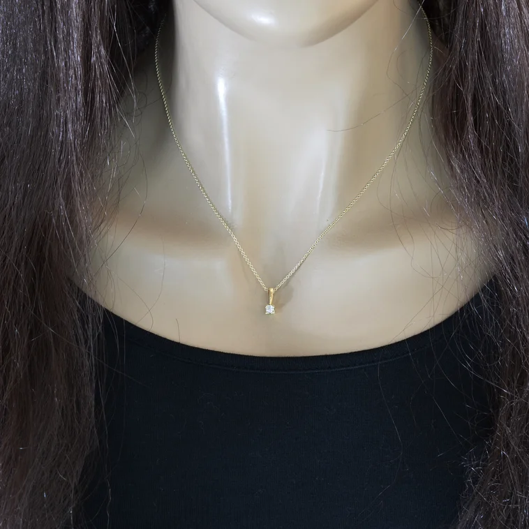 GOLDIE Zlatý náhrdelník s diamantom Melanie LPE431.ALB GOLDIE Zlatý náhrdelník s diamantom Melanie LPE431.ALB