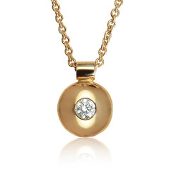 GOLDIE Zlatý náhrdelník s diamantom Olaves LPE262.ODB