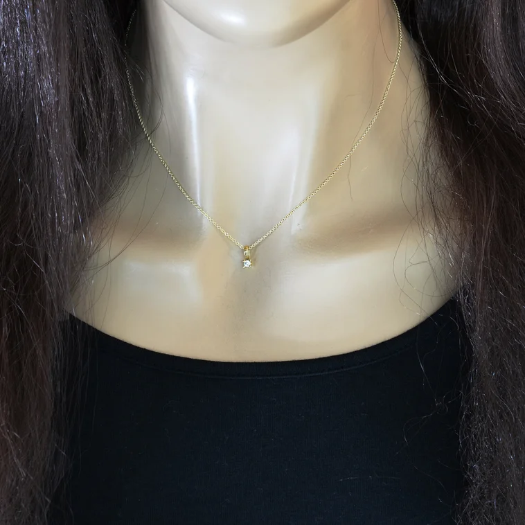 GOLDIE Zlatý náhrdelník s diamantom Skari LPE075.ALB GOLDIE Zlatý náhrdelník s diamantom Skari LPE075.ALB