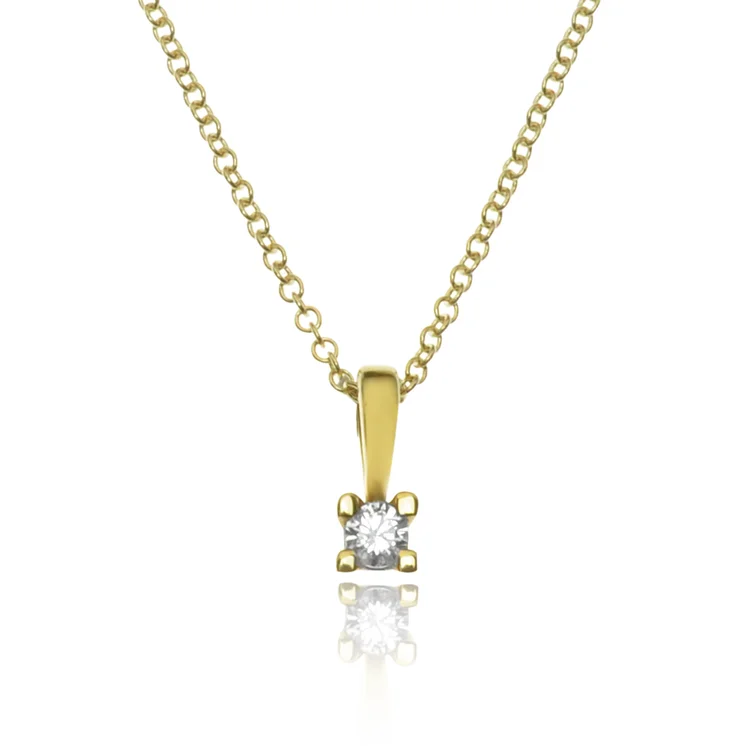 GOLDIE Zlatý náhrdelník s diamantom Skari LPE075.ALB GOLDIE Zlatý náhrdelník s diamantom Skari LPE075.ALB