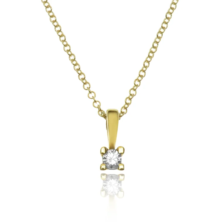 GOLDIE Zlatý náhrdelník s diamantom Skari LPE075.ALB GOLDIE Zlatý náhrdelník s diamantom Skari LPE075.ALB