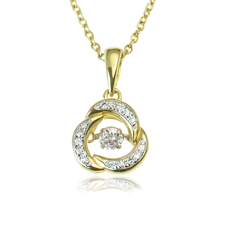 GOLDIE Zlatý náhrdelník s pohyblivým diamantom Eclipse LNL117.AVB GOLDIE Zlatý náhrdelník s pohyblivým diamantom Eclipse LNL117.AVB