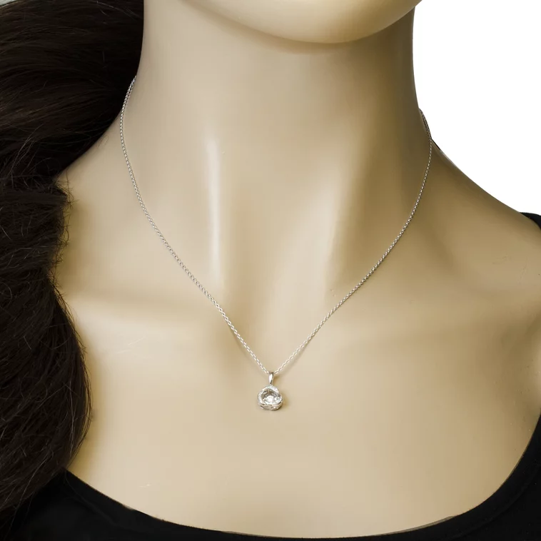 GOLDIE Zlatý náhrdelník s pohyblivým diamantom Eclipse white LNL118.AVB GOLDIE Zlatý náhrdelník s pohyblivým diamantom Eclipse white LNL118.AVB