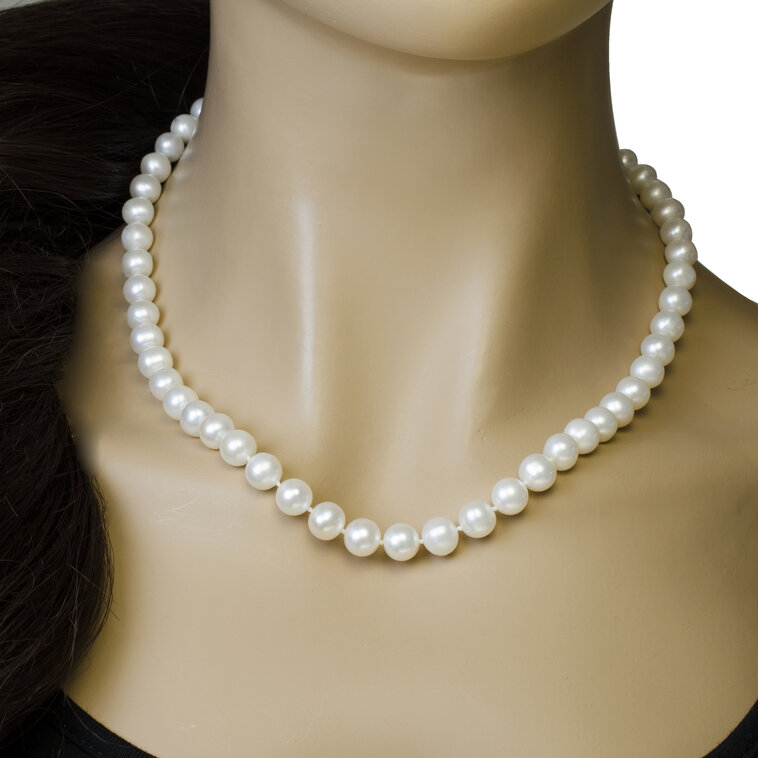 GOLDIE Zlatý náhrdelník so sladkovodnými perlami Elen LNL033.PAB