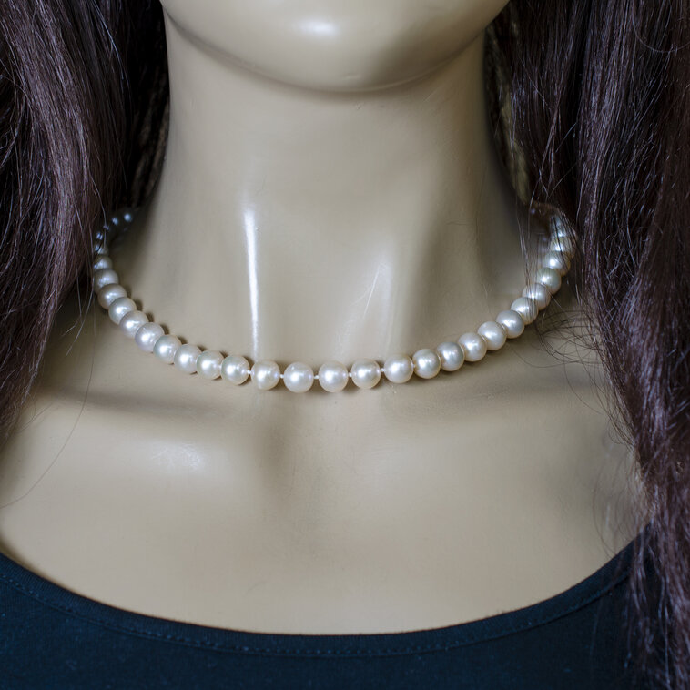 GOLDIE Zlatý náhrdelník so sladkovodnými perlami LNL264.PA