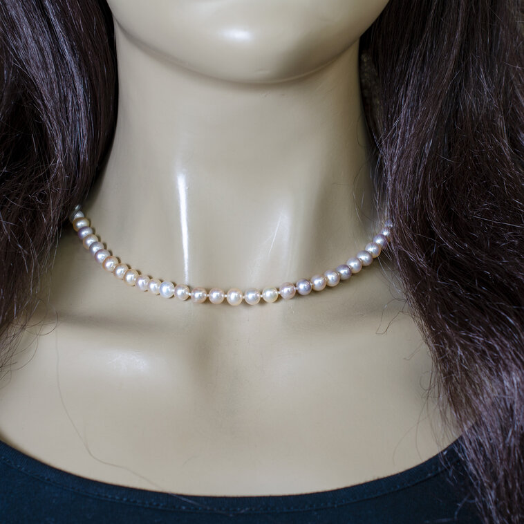 GOLDIE Zlatý náhrdelník so sladkovodnými perlami LNL266.PA