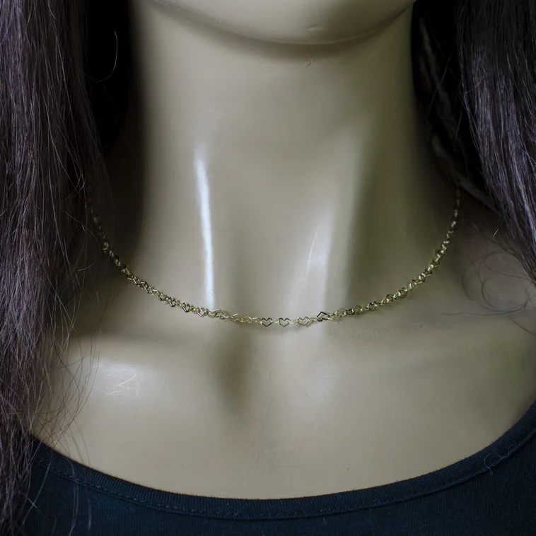 GOLDIE Zlatý náhrdelník so srdiečkami LNL270.TR GOLDIE Zlatý náhrdelník so srdiečkami LNL270.TR
